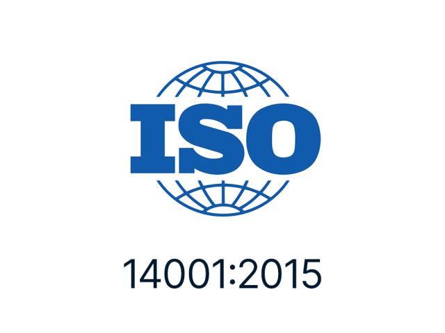 ISO certificate 14001:2015